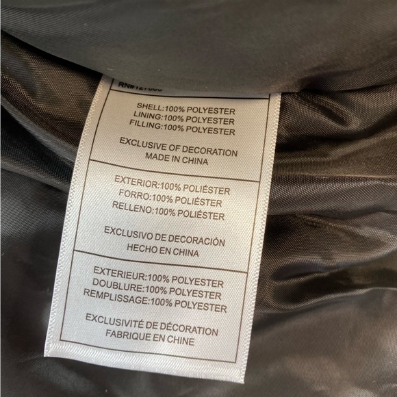 Super Triple Goose Men's Ski Parka Faux Down-Fill Jacket, Black, Size L - Picture 13 of 16